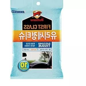 자동차 내부 창문 청소 전용 티슈 10장 유리세정제 차량용품 유리닦이 yh2AD08