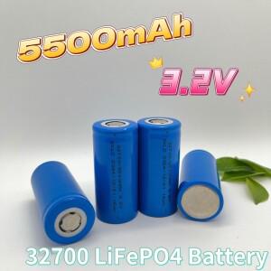 32700 5500mAh 3.2V Lifepo4 충전식 배터리 전문 리튬 철 인산염 전원 5.5ah