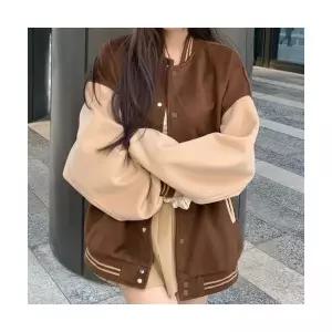 [하프클럽/골피아]여성 기모 데일리 베이직 캐주얼 야구점퍼