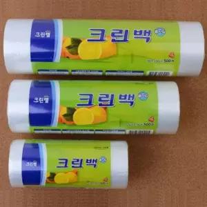 롤타입 크린백 30cmX40cm 500매 일회용 위생 크린롤백 크린? 크린랩 일회용봉투 롤백 크린롤