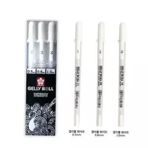 사쿠라 화이트 겔리롤 GELLY RO 3본세트