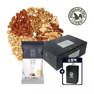 {백화점 상품} [산과들에] 견과만담은 하루견과 순수가온 50봉 명절선물세트 +쇼핑백 530532