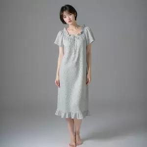 바바라 언더웨어 잔꽃 무늬 남여 커플 지지미 세트 AGW4626LAMP4526SFS RHX894