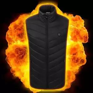 USB 발열 조끼 빅사이즈 패딩 온열 열선 보온 S6XL 방한