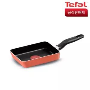 테팔 티타늄1X 뉴인조이 미니 에그팬 12cmx18cm 코랄) 인덕션 불가)