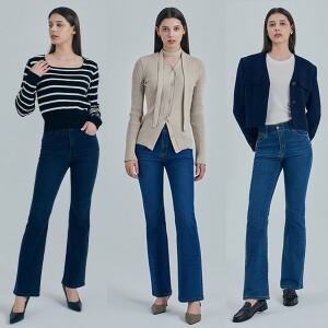 [하프클럽/뱅뱅]24FW 뱅뱅 여성 가을 라이크라 데님 3종