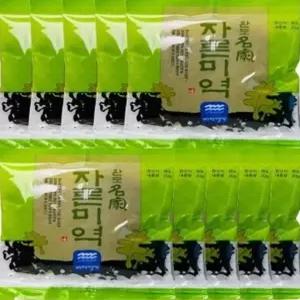 완도 자른미역 20g 10봉 세트 소량포장 바다의 향 명가 건어물 세척필요없이