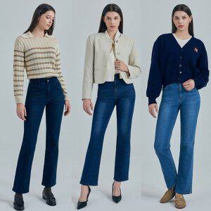 24FW 여성 가을 라이크라 스트레이트 데님 3종