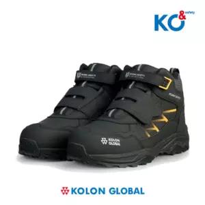 코오롱글로벌 KS-613V (6인치)/안전화/초경량/남성/작업화/현장화/노가다/공사장/공장/작업장/검정/찍찍이
