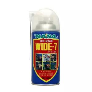 NASA 방청 윤활제 와이드7 360ml/접점/부활제/뿌리는/구리스/그리스/방청제/실리콘/오일/내열/파워/윤활유