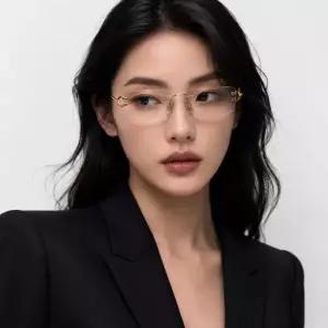까르띠에 안경 C데코 림리스 CT0488O 001 골드 56mm