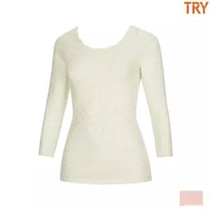내복 순면 내의 트라이 상의 여성 패션7부 OWB1200B