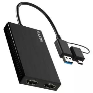 4K USB C/A to HDMI 듀얼어댑터 DPATL 모니터 회의실
