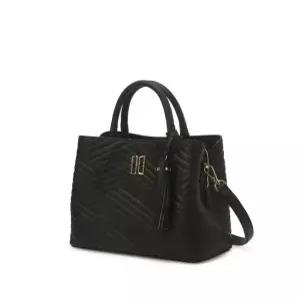 닥스 ACC DCBA1E366BK-IT 여성 토트백 캔버스 블랙 칼라일 가죽 DCBA2E366BK LE1206891341