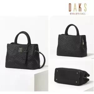 닥스 ACC DCBA2E366BKN-E 여성 토트백 캔버스 블랙 칼라일 가죽 스몰 DCBA2E366 LE1208471399