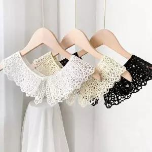 진주 레이스카라 여성 넥케이프 페이크카라 DD-13493