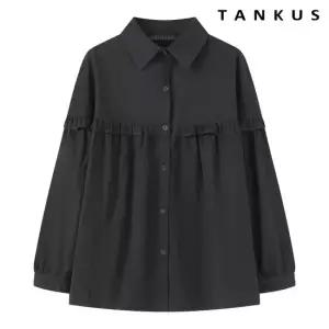 탱커스 정상가 79000원 | 러블리 요크 프릴 긴팔 블라우스 TY3BL001L0)