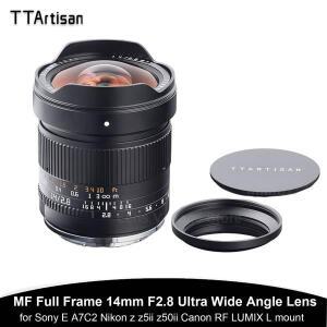 TTArtisan MF 14mm F2.8 풀프레임 초광각 렌즈 소니 E A7C2 zv-e1 A1ii 캐논 니콘 Z z50ii 루믹스 L S1R2