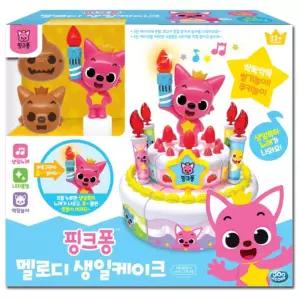 주니어 여아 핑크퐁 생일축하 케이크 장난감 키즈카페 두돌아기 유치원 발달완구 EQ
