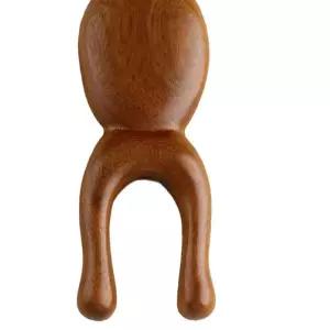 마사지 스틱 A 타입 빗 두피 얼굴 괄사 우드 재질 yh38B05