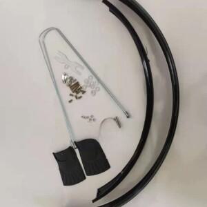 산악 자전거용 풀 커버리지 금속 머드가드 24인치 연장형 액세서리  없음 기타 설치