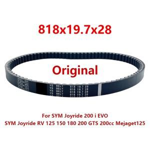 SYM 조이라이드 200 i EVO RV 125 GTS 1B01H9A0 스쿠터용 순정 818x19.7x28 CVT 드라이브 벨트