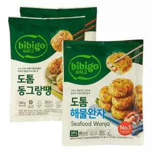 비비고 도톰동그랑땡 340g 2개 + 도톰 해물완자 340g 1개