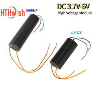 1pc DC 3.7-6V 400KV 1000KV 부스트 스텝 업 전력 모듈 고전압 발생기 발전기 10000000 V 스텝업 파워