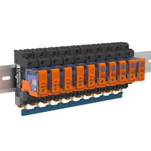LBJ13A 중간 릴레이(소켓 베이스 포함) 박스당 10세트 1NO1NC/2NO2NC DC12V/DC24V AC220V 좁은형 전자기