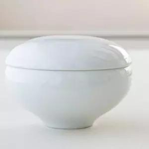 이천도자기 물레삭정 뚜껑 공기 10.5cm 테이블웨어 밥그릇 T-WE98439
