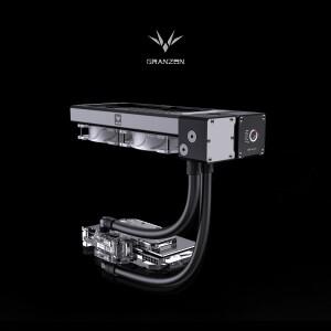 Granzon 수냉 GZGPU-M240N RTX 3090/3080 GPU 카드 양면 워터 블럭 + 펌프 240mm 라디에이터 팬 콤보 컴퓨