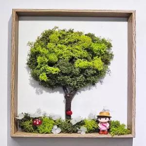 스칸디아모스 액자 만들기 DIY 이끼 공기정화식물 실내인테리어 핸드메이드