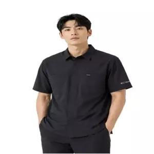 컬럼비아 COLUMBIA 남성 립스탑 반팔 셔켓 블랙 C72-YMD602