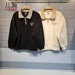 유솔대동백화점 DP01 쭈리기모 반넥맨투맨 2024년 겨울상품  ULMA24T05