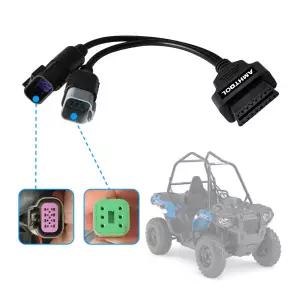 OBD2 케이블 2in1 ATV UTV 진단 어댑 레인저 스포츠맨 에이스 BRP 6핀 캄암 호환