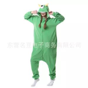 동물잠옷 동물 홈웨어 외눈 남녀 올인원 긴팔 플리스 캐릭터 잠옷 심쿵신상