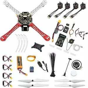 HAWK S WORK F450 DIY 드론 키트 오픈 소스 450mm 쿼드콥터 세트 B Pixhawk 기반 다양한 부품 호환성 빠른