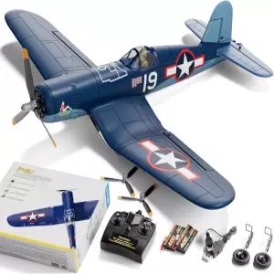 LEAMBE 브러시리스 4채널 RC 평면 F4U Corsair 500mm 원격 조종 비행기 전투기 RTF 6축 자이로 3가지 모드