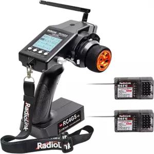 라디오링크 RC4GS V3 5채널 송신기와 2Pcs R6FG 수신기 Gyro 2.4가 포함된 수신기GHz 400M 원격 조종 키트