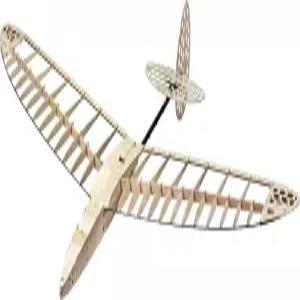 Quolefly 발사우드 글라이더 FD12 1200mm 날개폭 윈드러너 F3K 디스커스 런치 RC 비행기 키트 DIY 조립 및