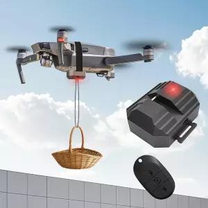DJI Mini 4 Pro/Mini 3 Pro/Air 2 SE/Mavic Cine/Phantom 4/4 베이트 릴리스 및 드론 클립 전달 운송
