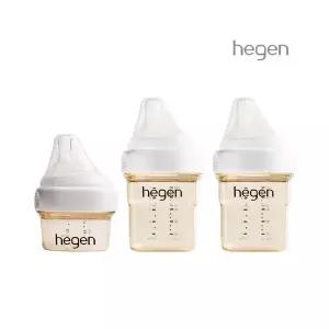 헤겐 신생아 체험팩2 60ml 1p+150ml 2p(젖꼭지 포함)애착젖병 PPSU