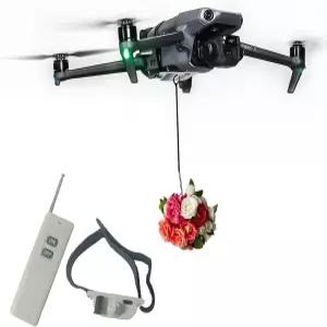 범용 드론 에어드롭 시스템 릴리스 장치 페이로드 클립 에어드로퍼 어분 미끼 전달 액세서리 DJI Mini 5/4