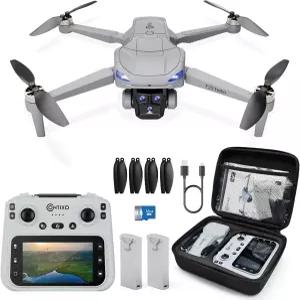 카메라가 장착된 Contixo F23 GPS 드론 46분 비행 시간 4.5인치 화면 리모컨 팔로우 미 웨이포인트 5GHz