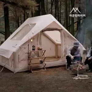 성인 캠핑용 에어 텐트 고급 스토브 플러그가 있는 4/6인 가족