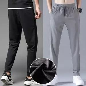 시원한 아이스 매쉬바지 남성용 여름 조깅복 츄리닝 얼음 냉감바지