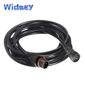 IP68 방수 커넥터 길쭉한 연장선 234 코어 22AWG 0.3 정사각형 2핀 3핀 4핀 와이어 포함) 0.5m 1m