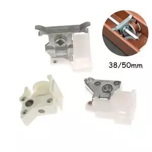 50MM 또는 나무 베네치아 블라인드 용 1Pcs 틸트 메커니즘 하이 프로파일 헤드 트랙 액세서리 조광기
