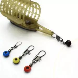 25pcs 방법 피더 커넥터 잉어 헬리콥터에 대 한 회전과 빠른 변경 구슬 Chod Rig 낚시 도구 액세서리
