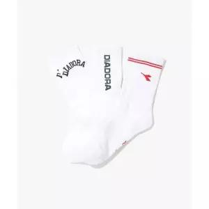 디아도라 diadora 베이직 로고 크루 삭스 3PCS MULTI D6143LSC11MUL 519108